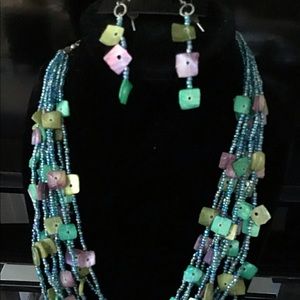 Necklace & earrings